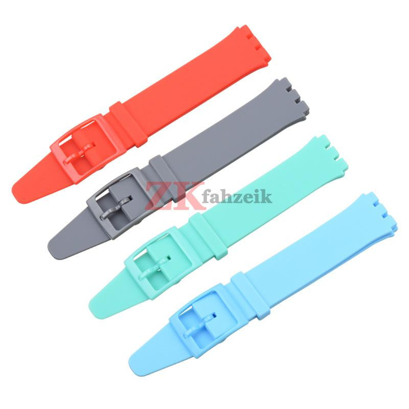 qinband Uhrenarmband Silikon, rot, Herren - Bild 1