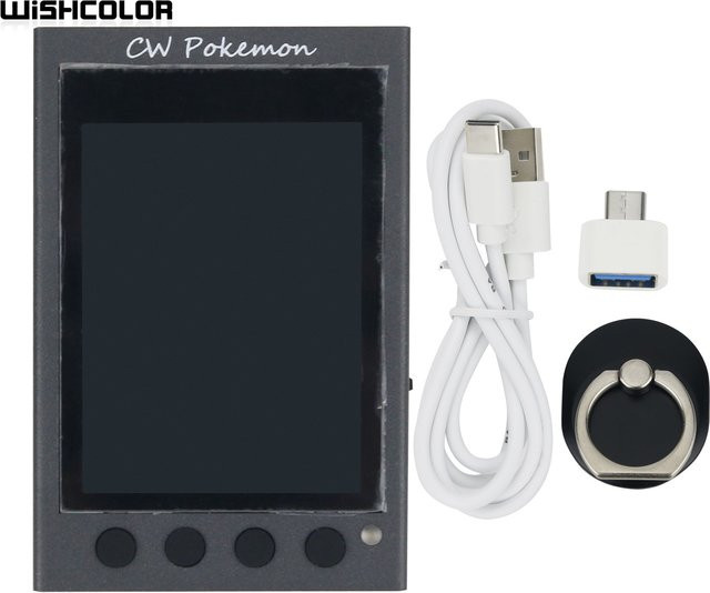 Wishcolor HAMCUBE Mini CW-Trainer Morsecode-Trainer in Schwarz mit Display für Telegrafenübungen - Bild 1