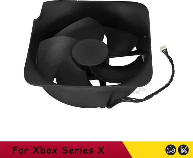 Royaldraid Ersatz-Innenkühlerlüfter mit 5 Flügeln für Xbox CPU-Kühler, Schwarz - Bild 1