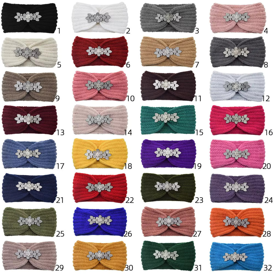 KBAP Stirnband, Strass, gestrickt, Damen, Mädchen - Bild 2