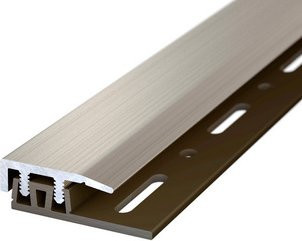 Carl Prinz Abschlussprofil PROFI-DESIGN aus Aluminium in Silber, B: 21 mm, H: 6 mm, mit verdeckter Befestigung - Bild 1