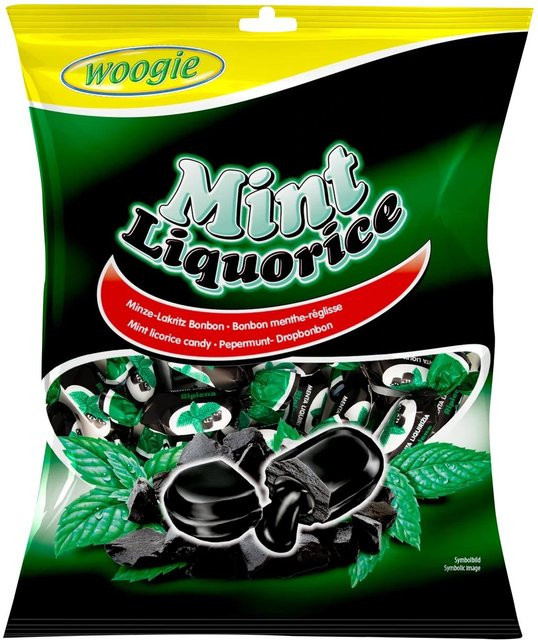 Woogie Lakritz Minze Bonbons 170 g - Bild 1