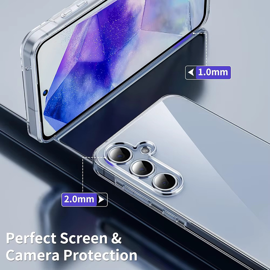 Ultradünne transparente Silikonhülle für Samsung Galaxy S25 S24 S23 S22 S21 S20 FE Plus Ultra und S25 Edge - Bild 3