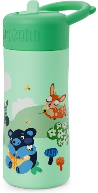 Affenzahn Edelstahl Trinkflasche Wilde Wiese in Multicolour und Grün - Bild 1