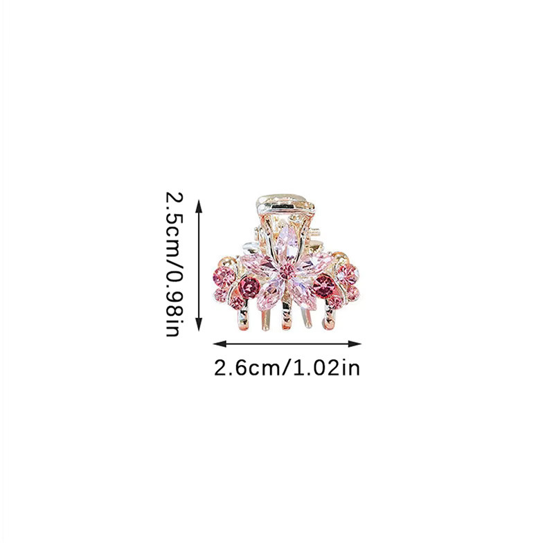 Velishy Haarspange, Strass-Blumen, Metall, Mädchen - Bild 2