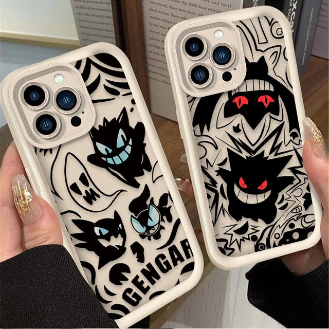 Pokémon Gengar Handyhülle aus weichem Silikon-TPU für Google Pixel 10 9 8 7 Pro XL 4G 5G in Multicolour - Bild 1