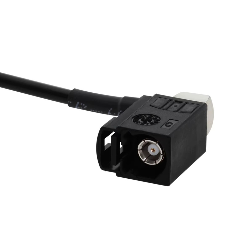 DexMRtiC Fakra A-Buchse auf Fakra Z-Stecker Pigtail-Kabel RG174 wasserdicht, Länge: 1,5 m - Bild 3