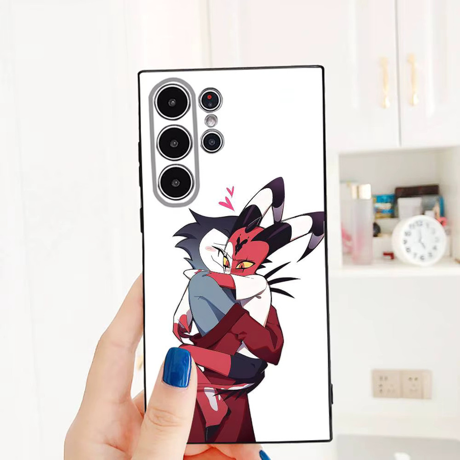 Samsung Galaxy Handyhülle Helluva Boss Cartoon Design Frosted Non-Slip Soft Case Multicolor - Bild 3