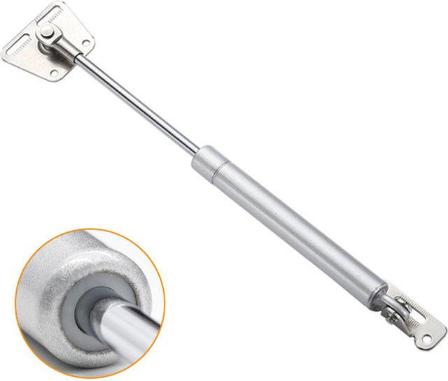 Gasdruckfeder 120–200 N Hebestütze in Silber für Bücherregal und Schubladen - Bild 1