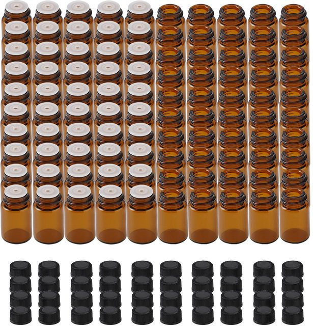 OutsideWorld Ätherische Ölflasche, Braunes Glas, 100 Stück - Bild 1
