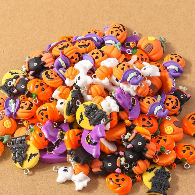Tenande Charms, Emaille, Halloween, Bunt, Unisex - Bild 1