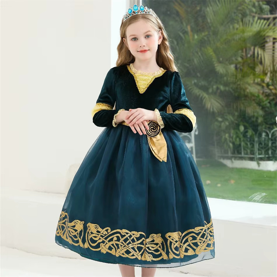 ollobebe Prinzessinnenkleid Mädchen, Kostüm, Plüsch / Textil - Bild 5