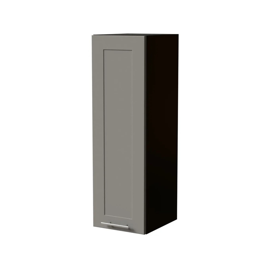 Feldmann-Wohnen Hängeschrank Oslo W4/30 in Schwarz und Staubgrau Matt B/T/H: 30 x 32,5 x 96 cm - Bild 2