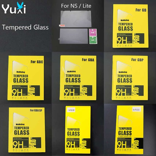 Yuxi Panzerglas Schutzfolie für Nintendo Switch Lite und Gameboy Konsolen, Transparent - Bild 1