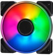 Fractal Design Prisma AL-12 PWM ARGB Gehäuselüfter in Weiß und Transparent mit Multicolour Beleuchtung - Bild 1