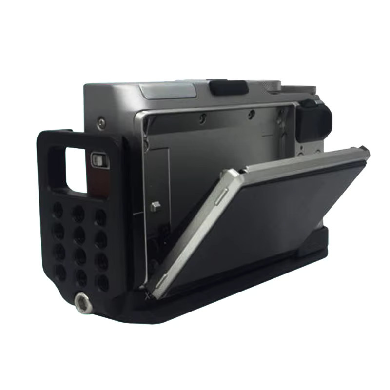 Fujifilm Hand Grip Halterung und vertikale Halteplatte in Silber für Fuji X-A3 und X-A5 - Bild 1