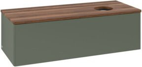 V&B Waschtischunterschrank Antao mit Beleuchtung, Farbe Grün, B/T/H: 120 x 50 x 36 cm - Bild 1