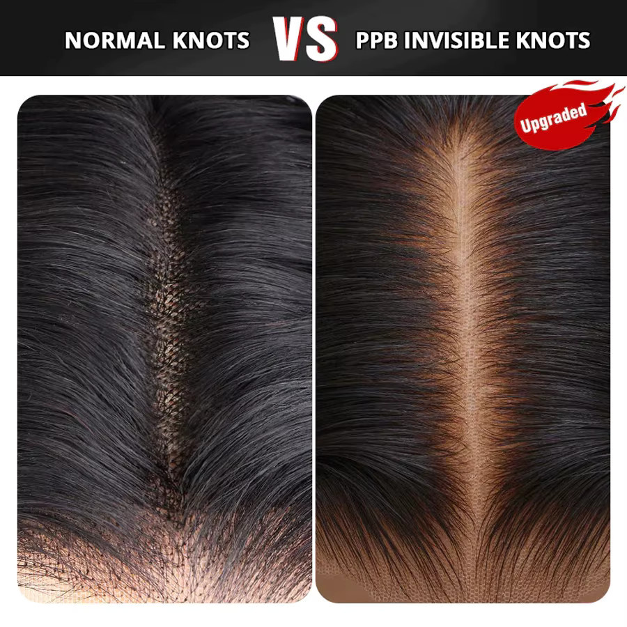 Eva Hair HD Lace Frontal, glatt, vorgezupft, Echthaar - Bild 4