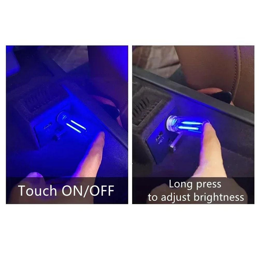 USB Nachtlicht mit LED Filament im Retro Edison Stil, dimmbar per Touch, bunt RGB, Glas, GuangZhouZhenqin - Bild 5
