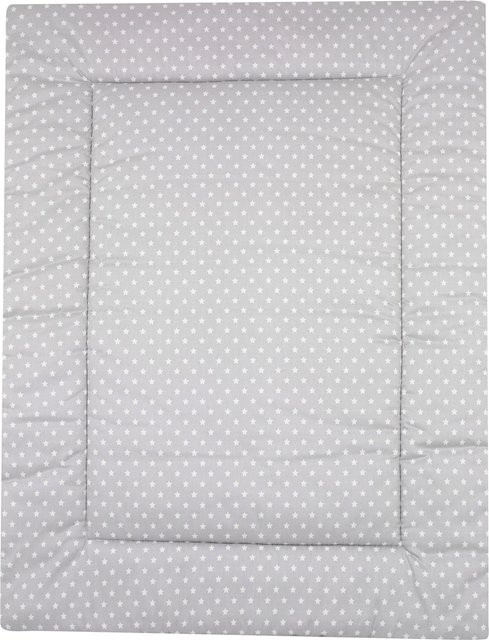 Alvi Krabbeldecke für Babys in Grau und Silber, B/T: 100 x 135 cm - Bild 1