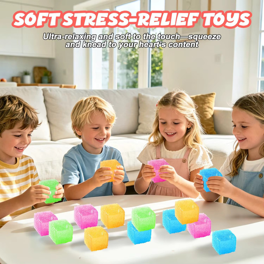 Schylling Quallen & Maltose, Sensorisches Fidget-Spielzeug, Blind Box, ab 3 Jahren - Bild 4