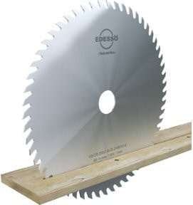 EDESSÖ Vollstahl Bau-Kreissägeblatt VS CR Zahnform A, Farbe Silber, Durchmesser: 350 mm, Dicke: 1,8 mm, Bohrung: 30 mm, Zähnezahl: 56 - Bild 1