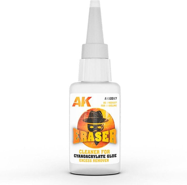 AK Interactive Eraser Cleaner for Cyanocrylate, Weiß - Bild 1