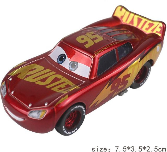 Pixar Disney Lightning McQueen Modell Spielzeugauto, 1:55, Metall, ab 4 Jahren - Bild 1