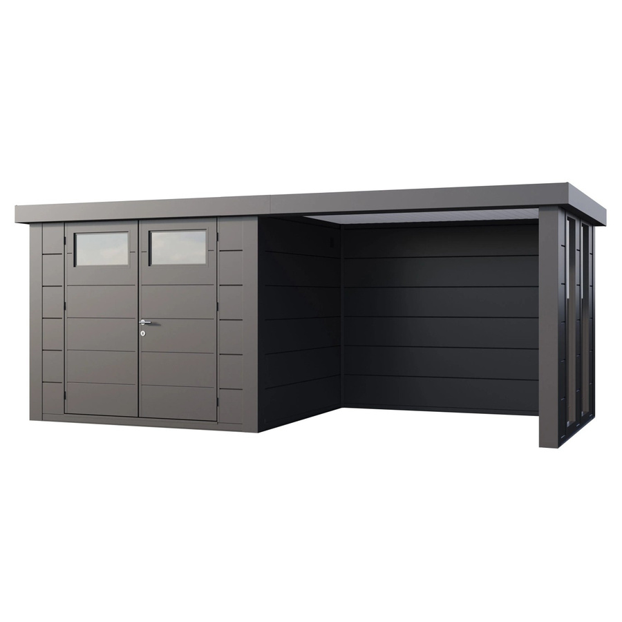 Telluria Gerätehaus Classico in Silber mit Außenmaß B: 572 cm, H: 219 cm, T: 258 cm - Bild 2