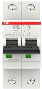 ABB S202M-K13 Leitungsschutzschalter 13A 400V Grau 2CDS272001R0447 - Bild 1