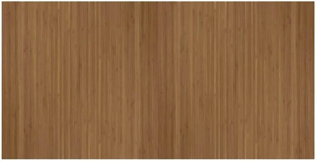 vidaXL Teppich Rechteckig Braun aus Bambus und Polypropylen B/T: 100 x 200 cm - Bild 1