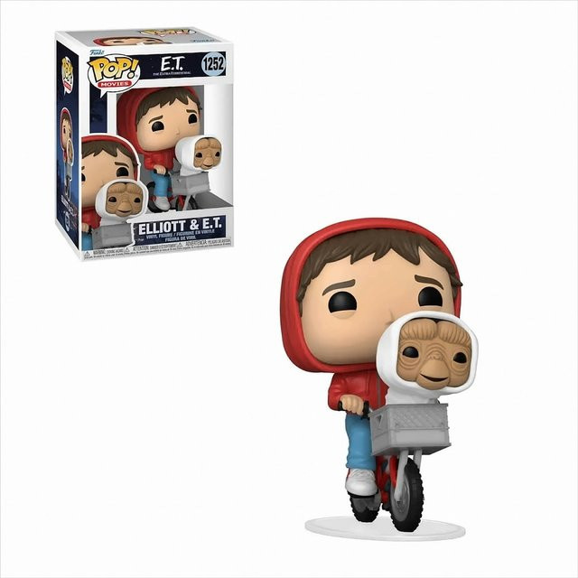 Funko POP-E.T. Der Außerirdische 40th-Elliot / E.T. Bike, Einzelfigur - Bild 1