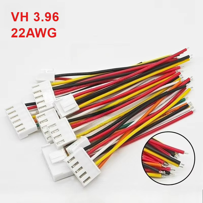 E-SIMPO VH 3,96mm Buchsensteckverbinder Kabel in Multicolour, 22AWG, verschiedene Polzahlen verfügbar - Bild 2