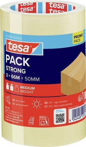 tesapack Klebeband von Tesa in Transparent, Breite: 50 mm, Länge: 66 m - Bild 1