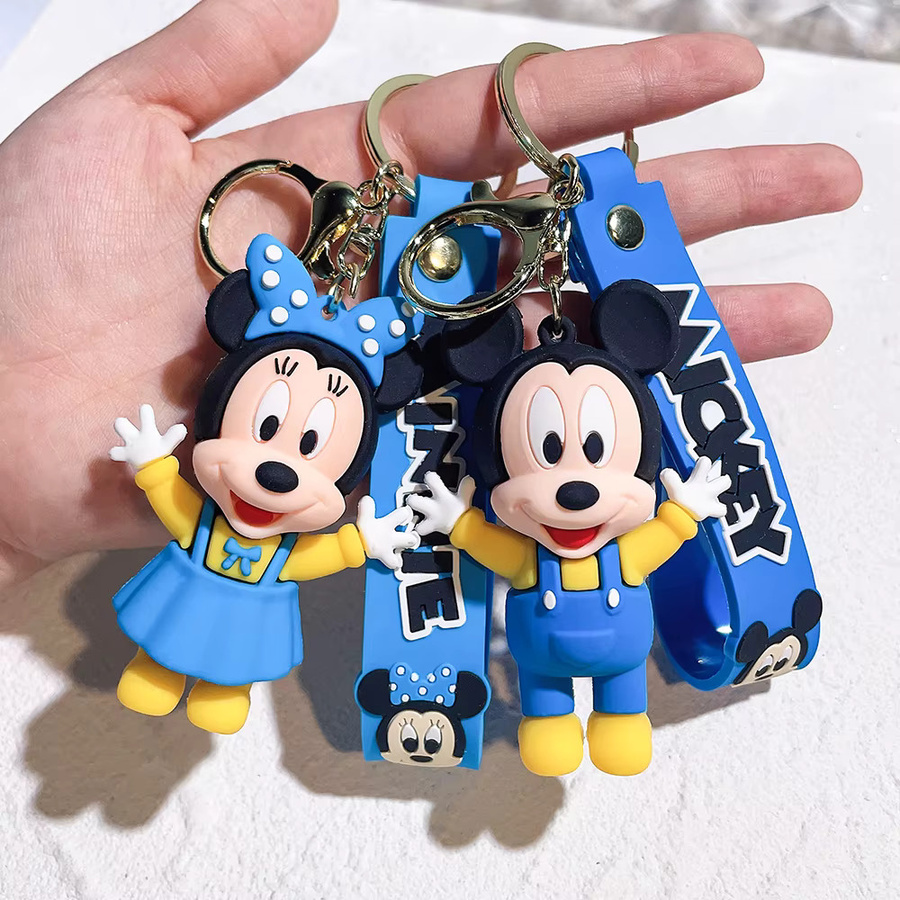 Disney Schlüsselanhänger Mickey und Minnie Maus, Metall, Unisex - Bild 2