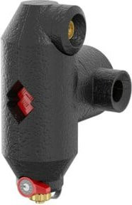 Flamco Vent C Sm. EcoPl Luft- und Schlammabscheider mit Entlüftung und Ablassventil, schwarz, Rp 3/4 Zoll - Bild 1