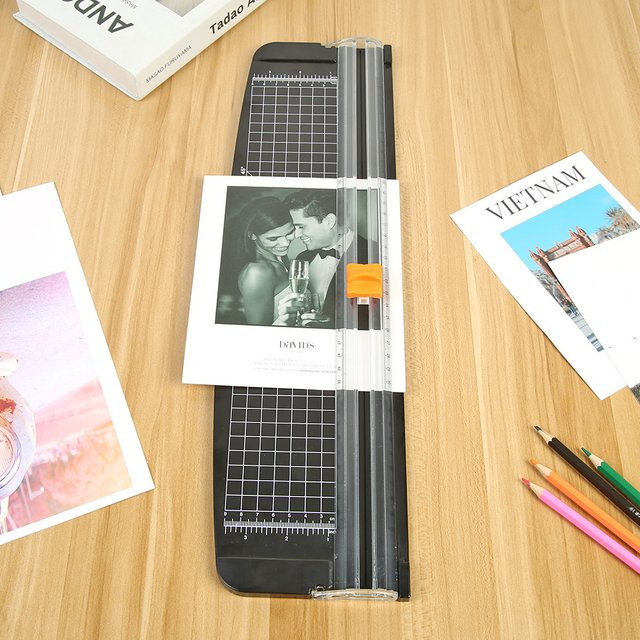 ALLOET A3 Papierschneider Fototrimmer mit Kunststoffbasis und Schneideklingen als Bastelwerkzeug - Bild 1