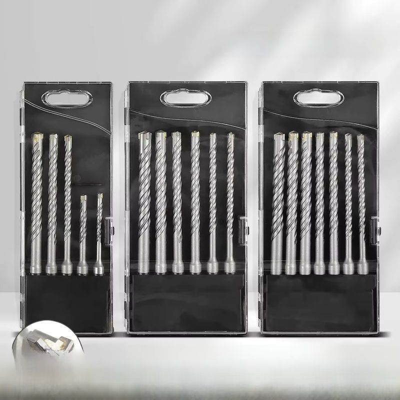 SHENSEN SDS Plus Betonbohrer Set für Mauerwerk und Ziegel in Silber und Multicolour, Längen: 110 mm und 160 mm - Bild 6