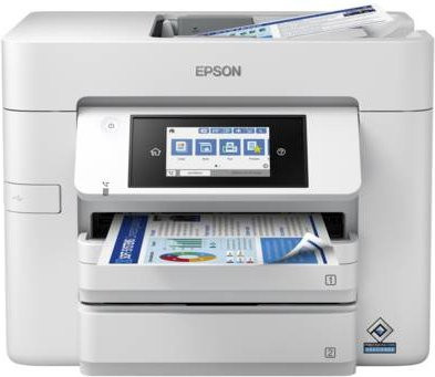 Epson WorkForce Pro WF-C4810DTWF Multifunktionsdrucker in Weiß mit Drucken, Scannen, Kopieren und Faxen sowie Wi-Fi Unterstützung - Bild 1