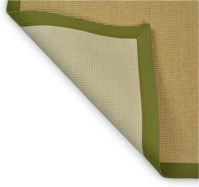 Karat Sisal-Teppich Amazonas Natur mit Bordüre in Taupe und Pistazie - Bild 1