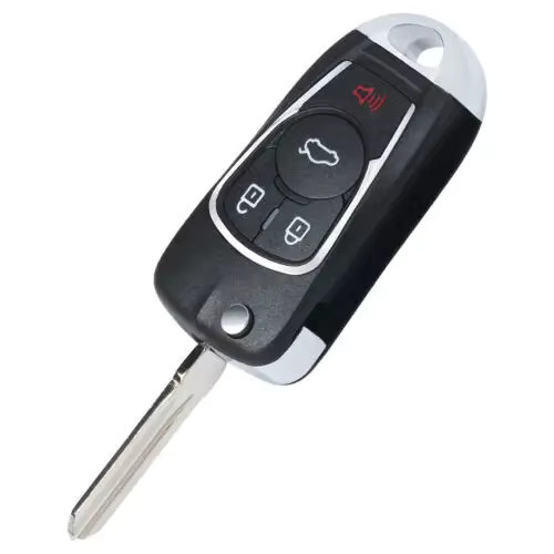 KEYECU 315 MHz LHJ011 Verbesserter 3-Tasten-Auto-Fernschlüssel für GM Hummer H2 Chevrolet Avalanche Cadillac Escalade, Schwarz - Bild 2