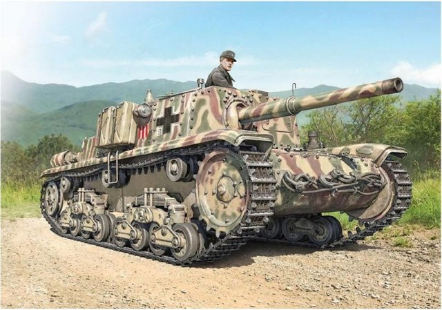 Italeri Semovente M42 da 75/34, Fahrzeug, Grün - Bild 1