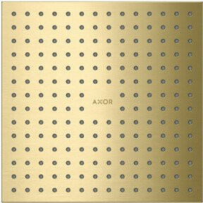 Hansgrohe Axor Kopfbrause Rain in Chrom, quadratisch, 2-Strahl-System, Breite: 25 cm, Breite: 25 cm - Bild 1