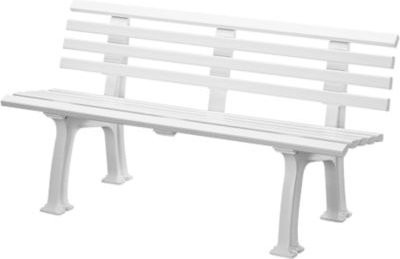 Blome Gartenbank 3-Sitzer weiß, Breite: 150 cm - Bild 1