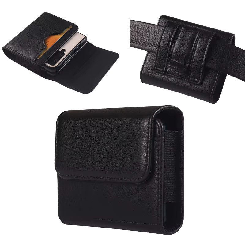 FaLi Qisubao Universelle Hüfttasche in Schwarz für faltbare Smartphones wie Samsung Galaxy Z Flip 7 6 5 4 3 und Motorola Razr 50 50 Ultra 40 40 Ultra - Bild 6