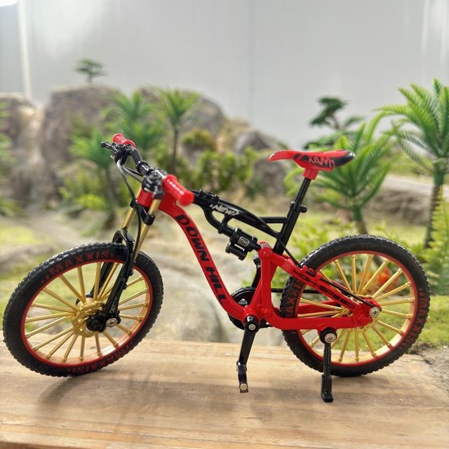 Mini-BMX-Fahrrad aus Druckguss, rot, 1:16, ab 14 Jahren - Bild 1