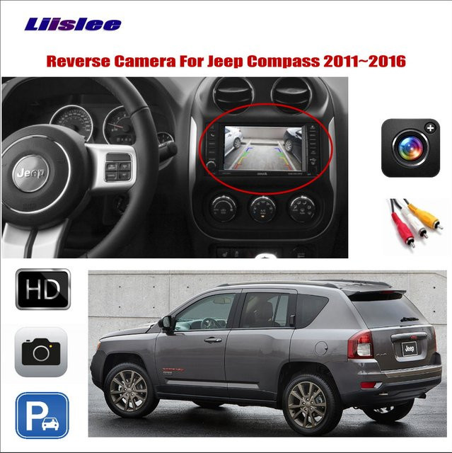 Sony Original Rückfahrkamera für Jeep Compass 2011-2016 in Schwarz mit HD CCD Technologie - Bild 1