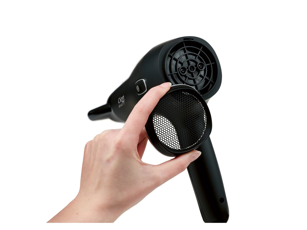 CIEN BEAUTY Haartrockner CBHTK 2000 A1 mit Kabeleinzugsfunktion in Schwarz - Bild 3