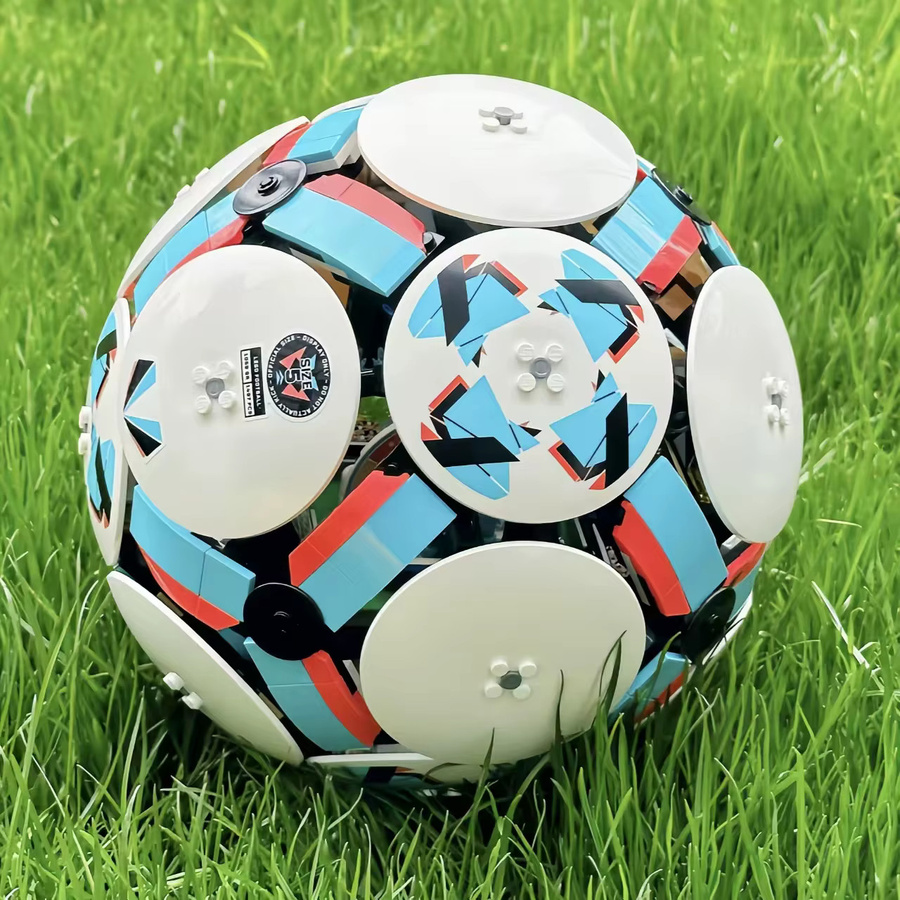 Hot Toys Fußball-Trainingsbecher, Fußball-Replika, Baustein-Puzzle-Modell, 1498 Teile, ab 14 Jahren - Bild 2