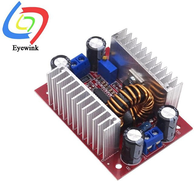 EYEWINK DC 400W 15A Konstantstrom-Boosting-Modul LED-Treiber mit 8,5–50 V bis 10–60 V Spannung - Bild 1
